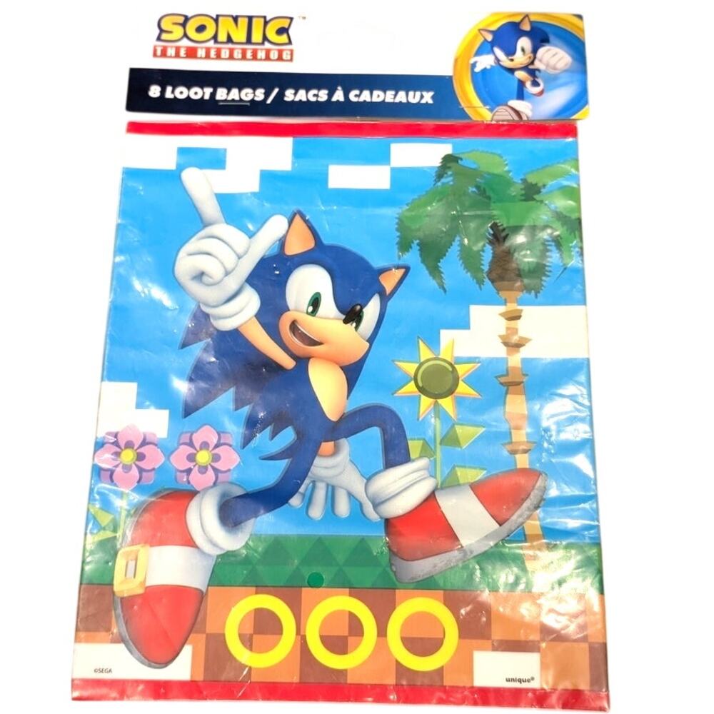 New Sonic the Hedgehog Loot/Party Bags for Birthday